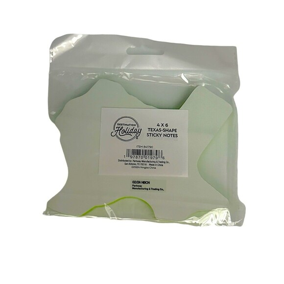 Destination Holiday Jumbo TEXAS Sticky Notes 4" x 6" - Picture 3 of 3